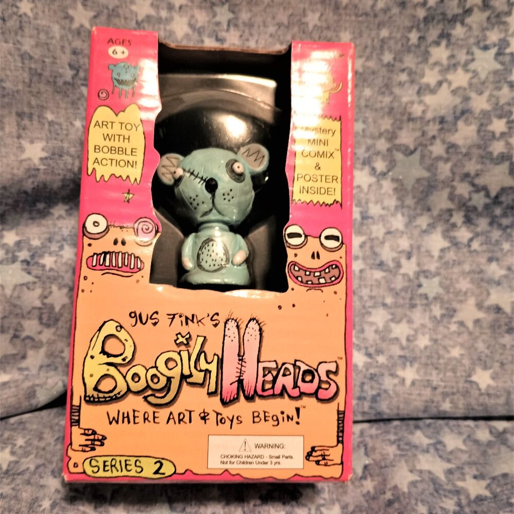 NWT Gus Finks Boogily Heads series 2 Retired-Cheezor